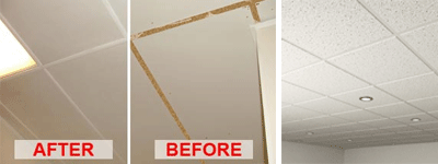 Acoustical Ceiling Tile Cleaning